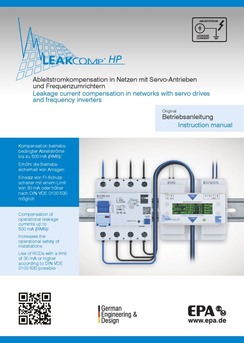 EPA LEAKCOMP HP instruction manual