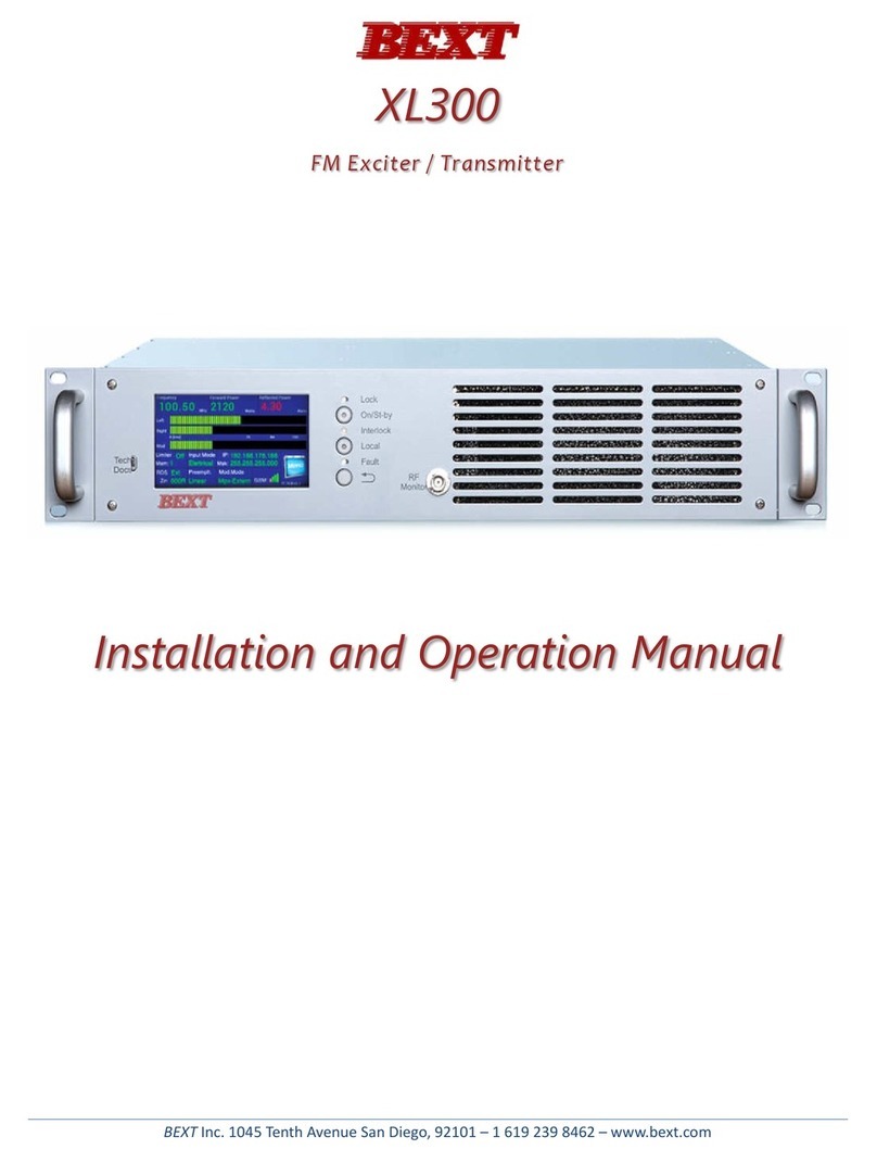 BEXT XL300 User manual