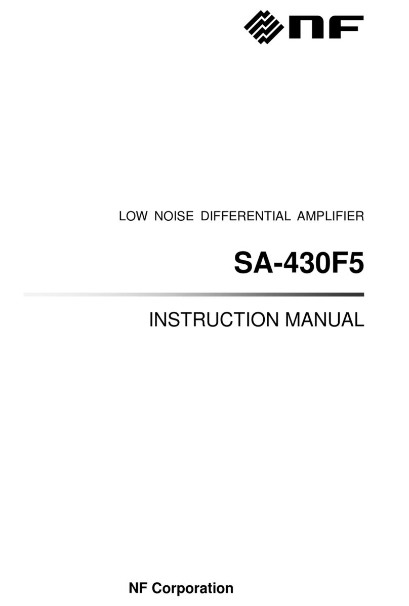 NF SA-430F5 instruction manual