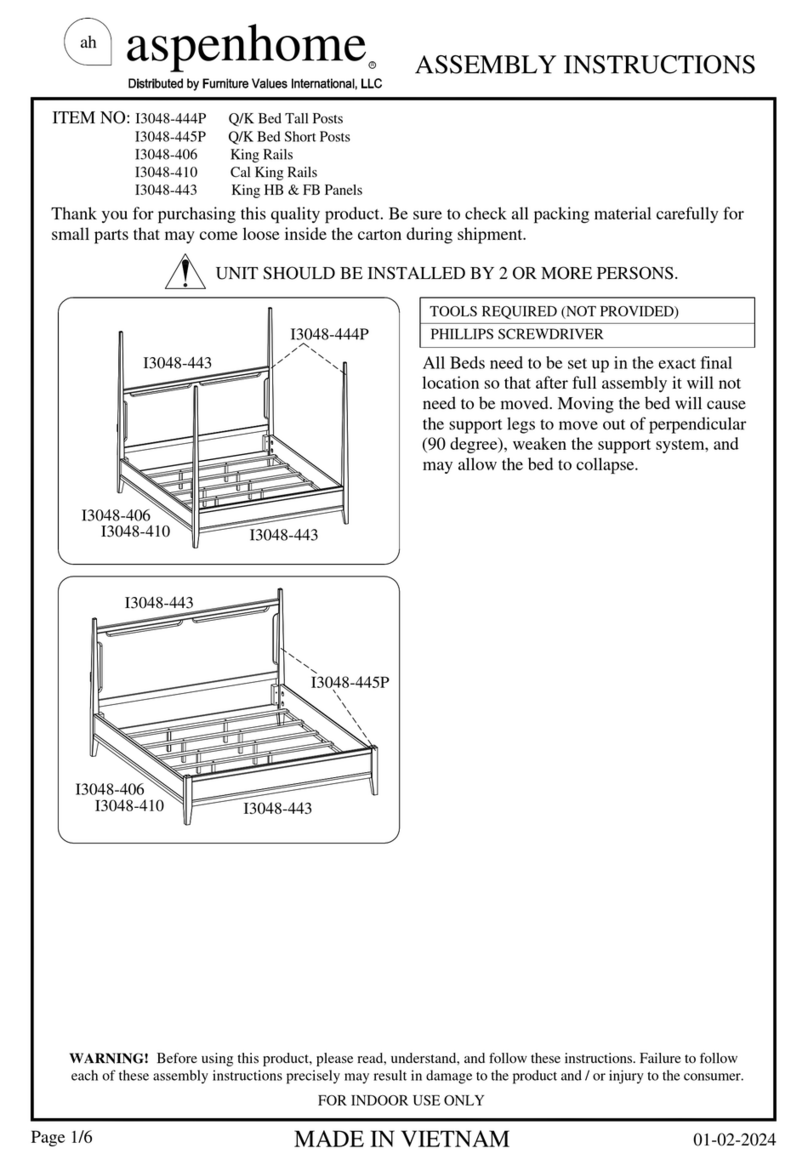 aspenhome I3048-444P Assembly instructions