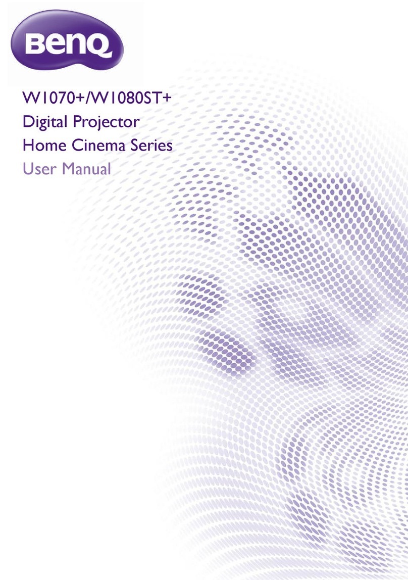 BenQ W1070+ User manual