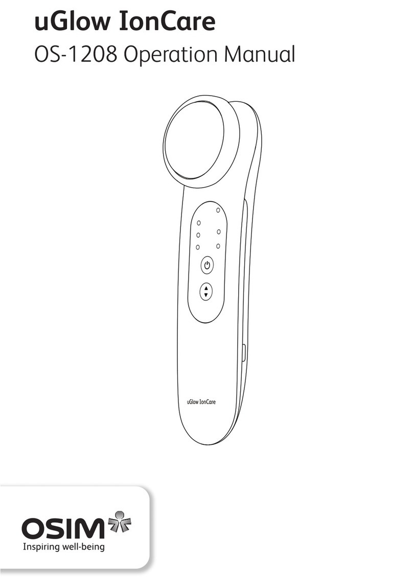 OSIM uGlow IonCare User manual