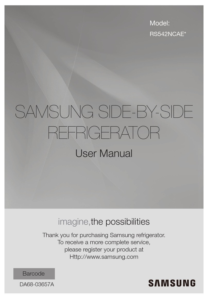 Samsung RS542NCAE Series User manual