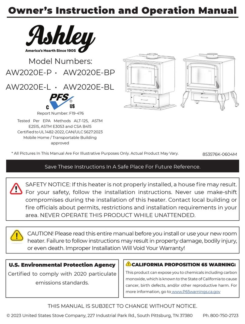 Ashley AW2020E-P Operation and maintenance manual