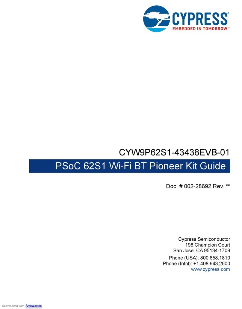 Cypress CYW9P62S1-43438EVB-01 User manual