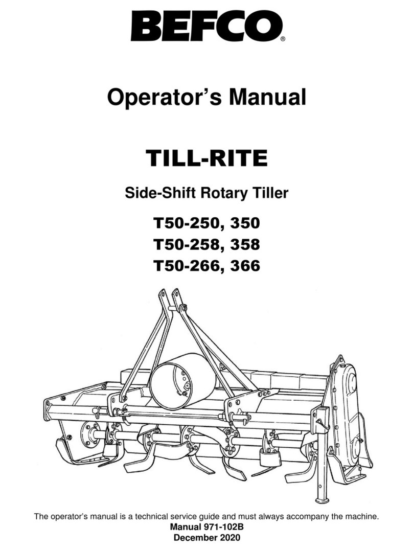 BEFCO T50-250 Operator's manual