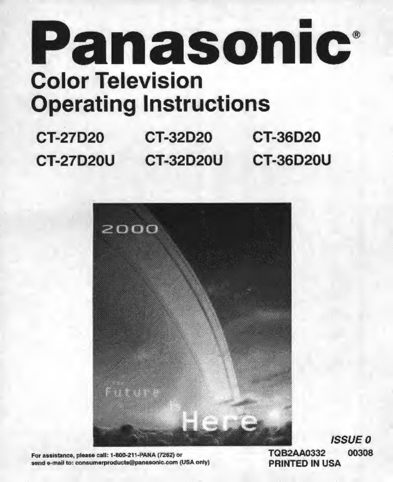 Panasonic CT-27D20 User manual