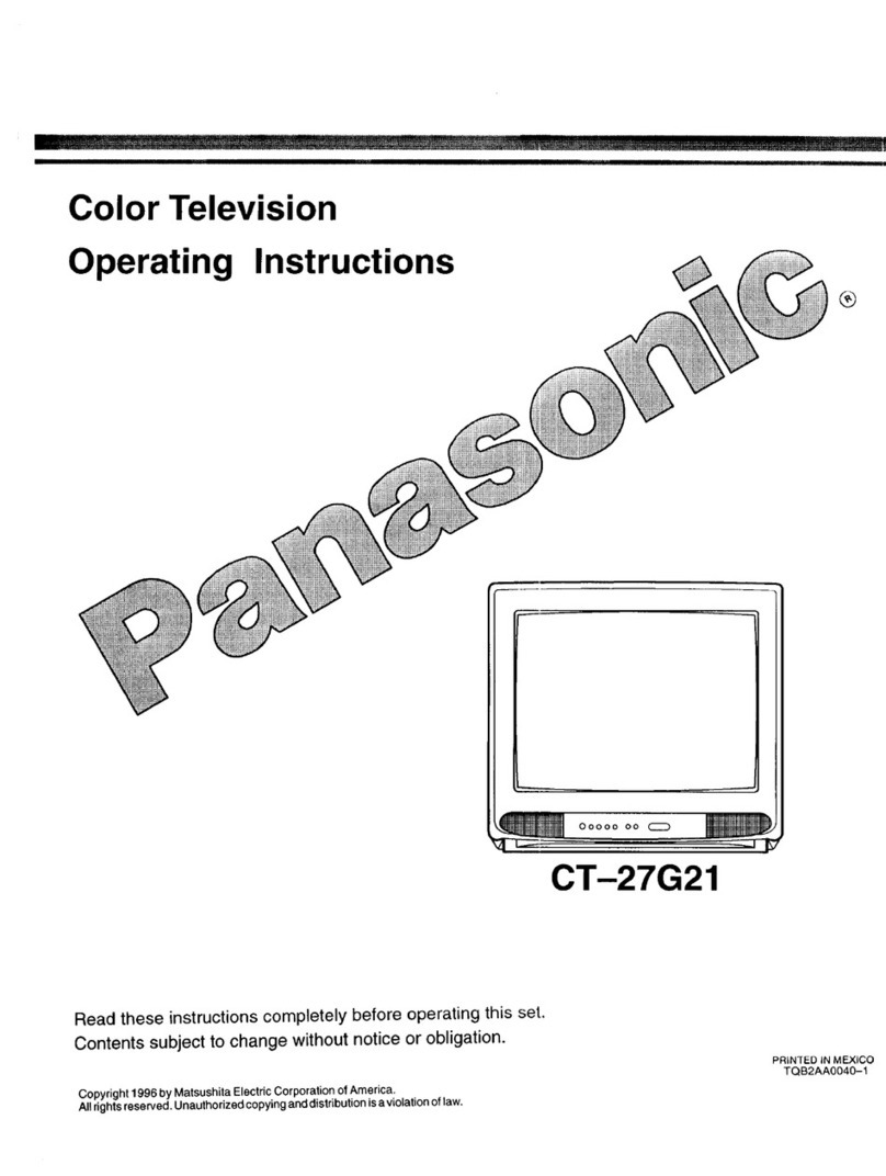 Panasonic CT-27G21 User manual Panasonic CT-27G21 User manual