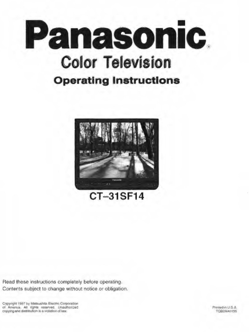 Panasonic CT-31SF14 User manual