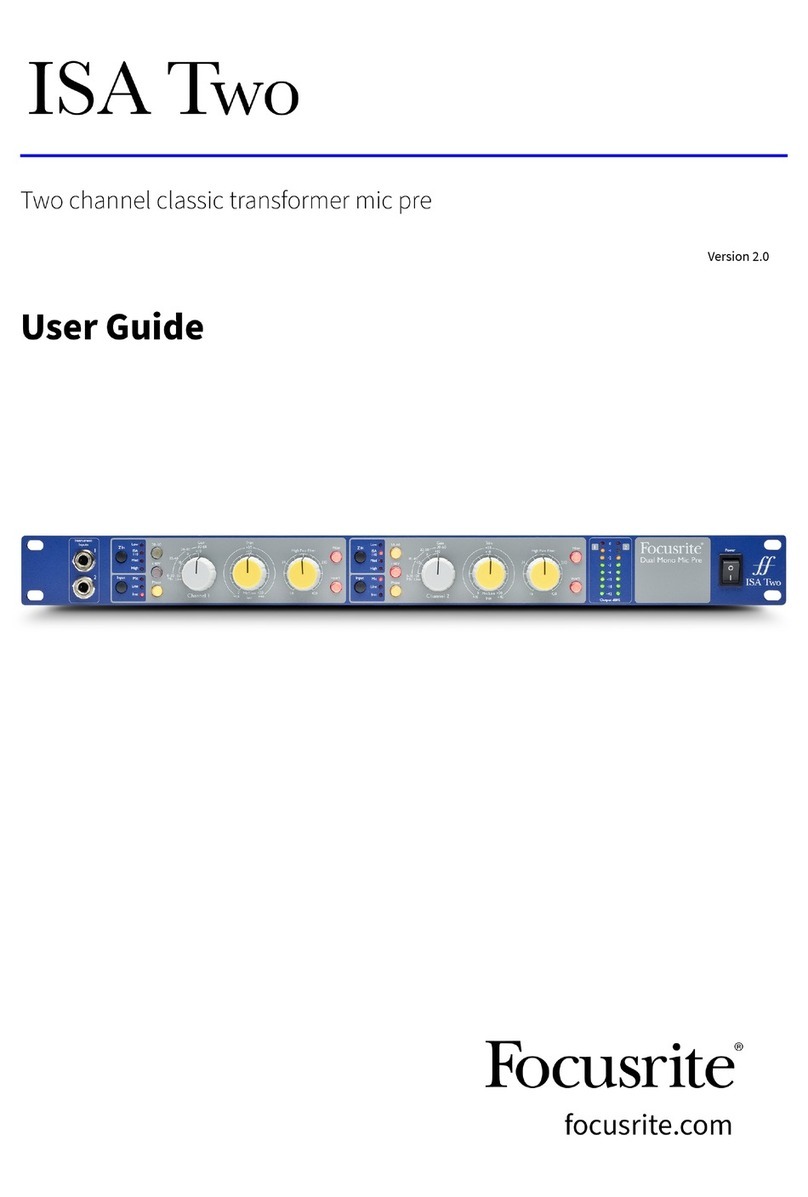 Focusrite ISA TWO User manual