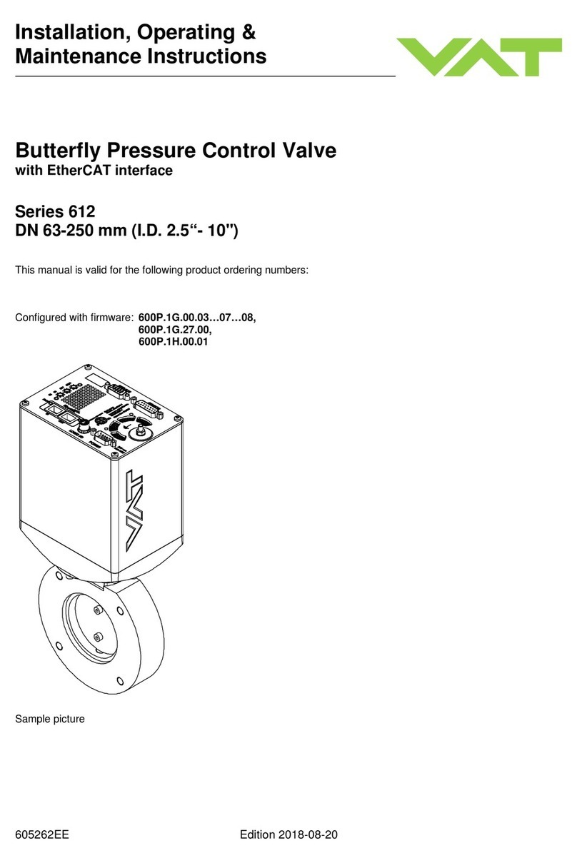 VAT 612 Series Assembly instructions