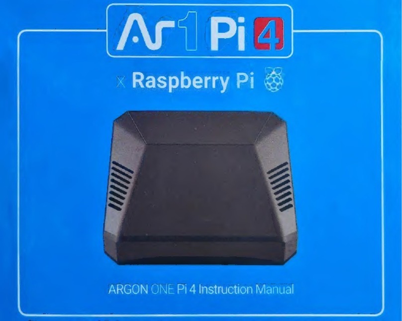 Raspberry Pi ARGON ONE Pi4 instruction manual