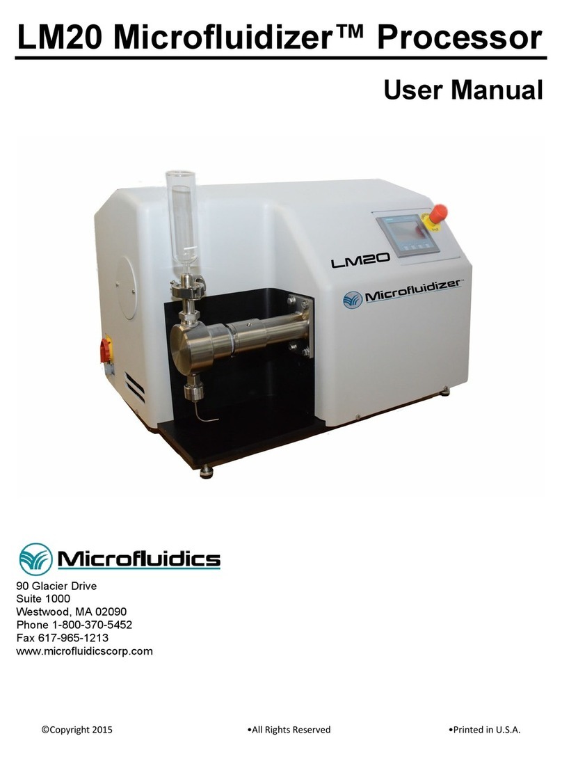 Microfluidics Microfluidizer LM20 user manual