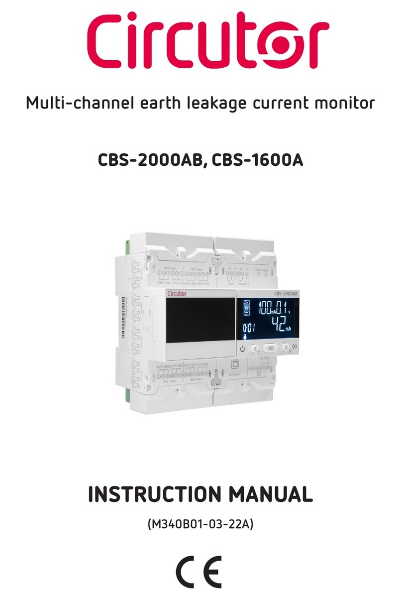 Circutor CBS-2000AB User manual