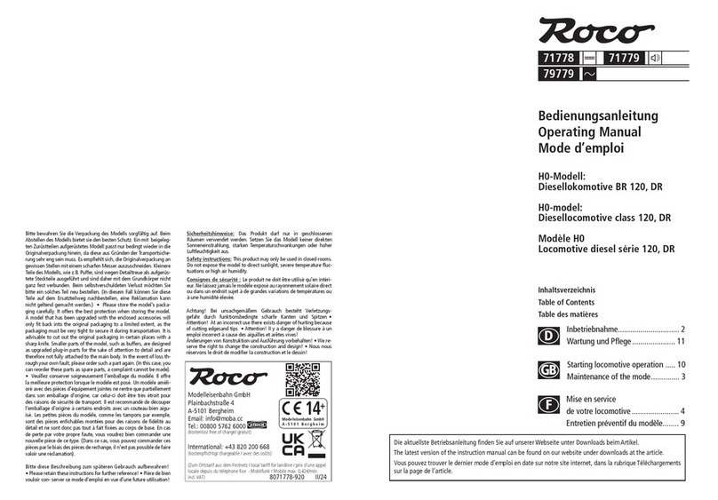 roco 71778 operating manual
