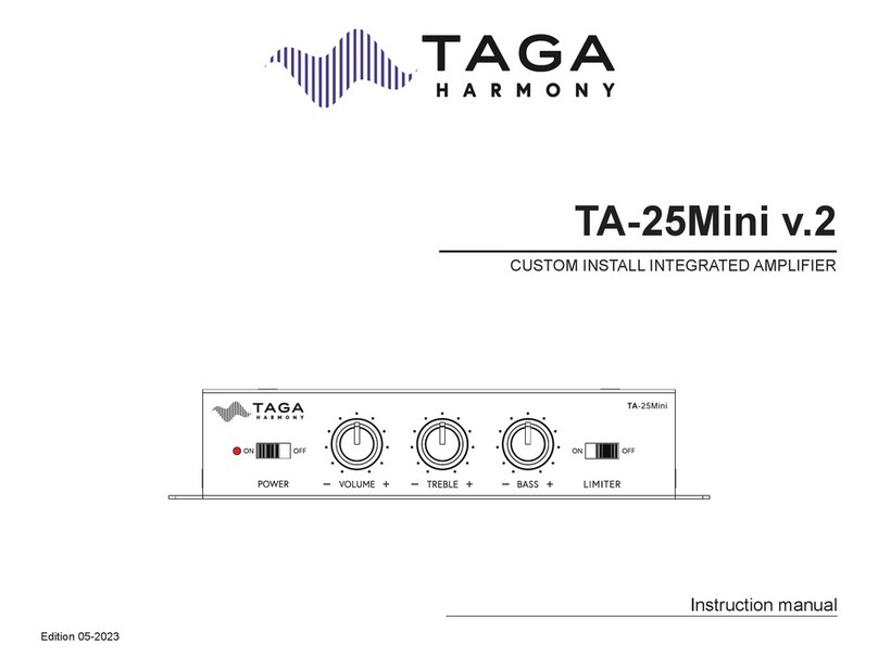Taga Harmony TA-25Mini v.2 User manual