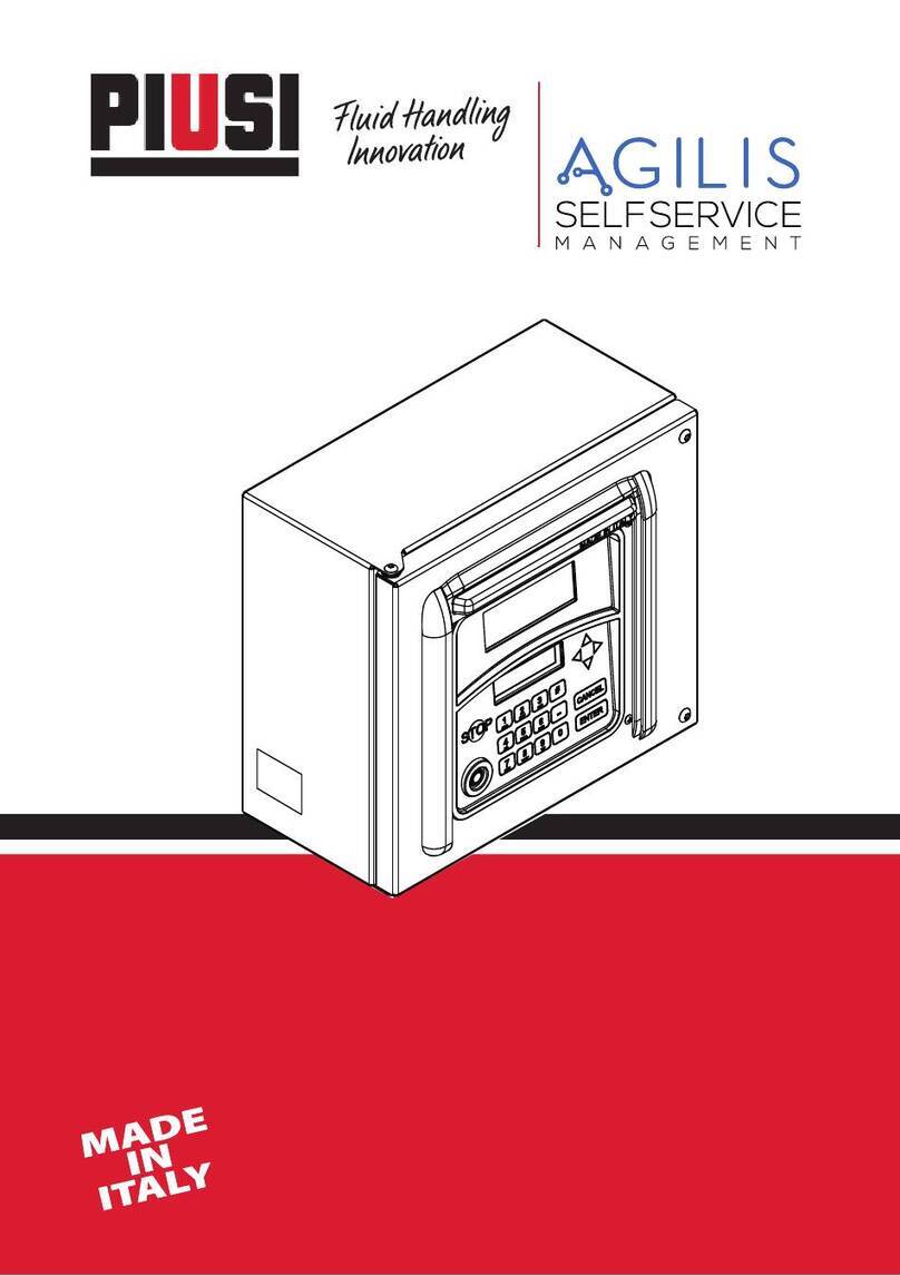 Piusi MC BOX ac AGILIS Directions for installation, use and maintenance