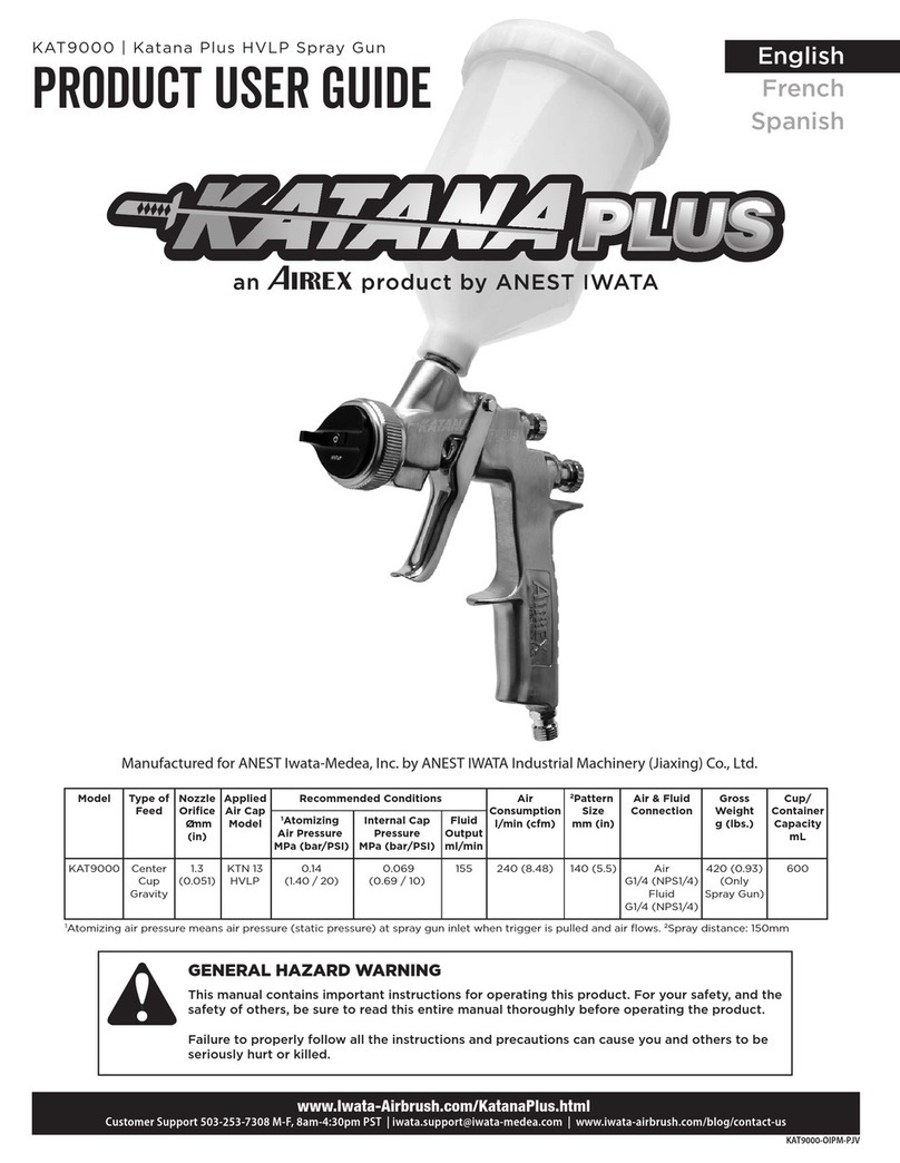 Iwata Airrex Katana Plus user guide