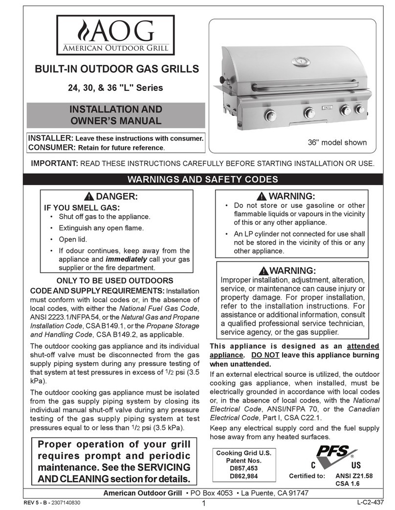 AOG 24 L Series 30 L Series 36 L Series Installation instructions AOG 24 L Series 30 L Series 36 L Series Installation instructions