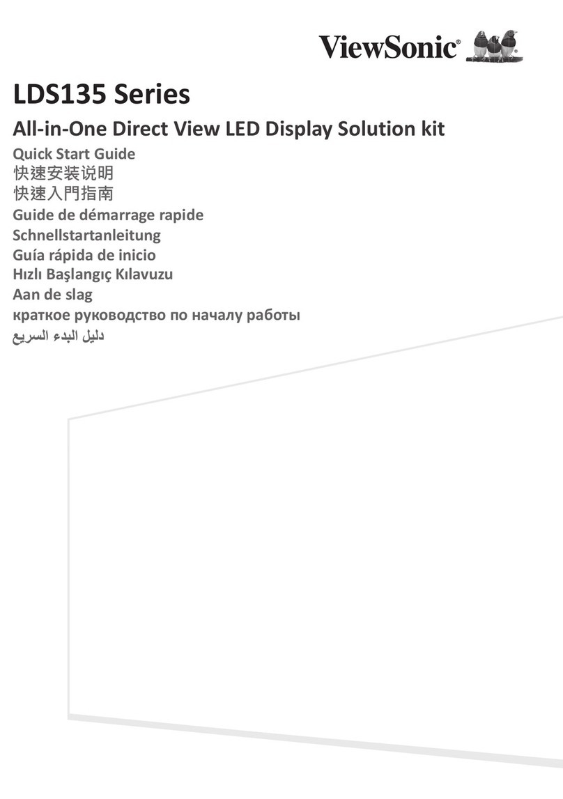 ViewSonic LDS135 Series User manual