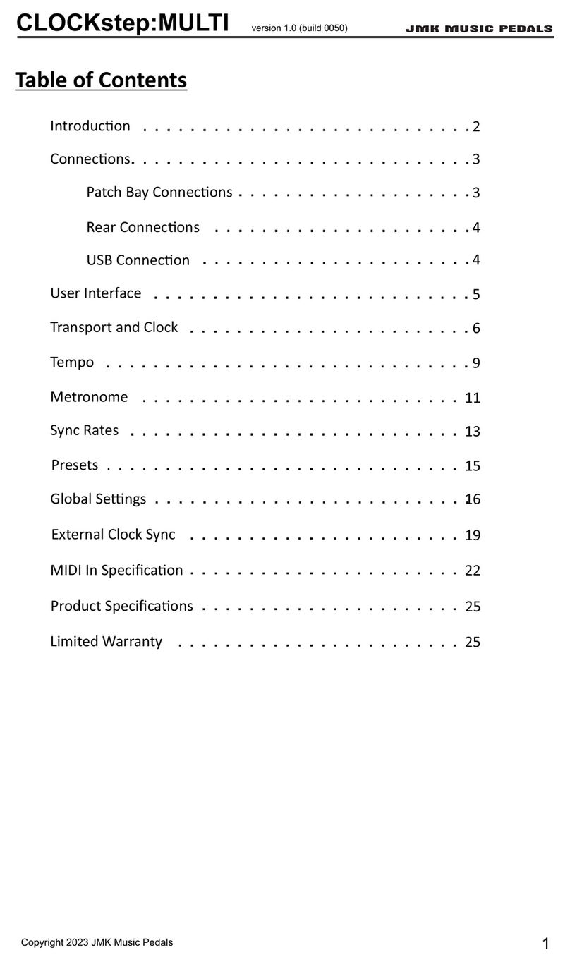 JMK CLOCKstep:MULTI manual