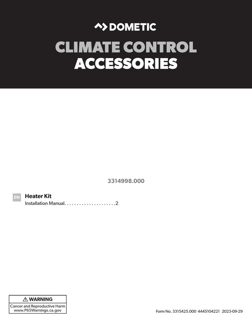Dometic 3314998.000 installation manual