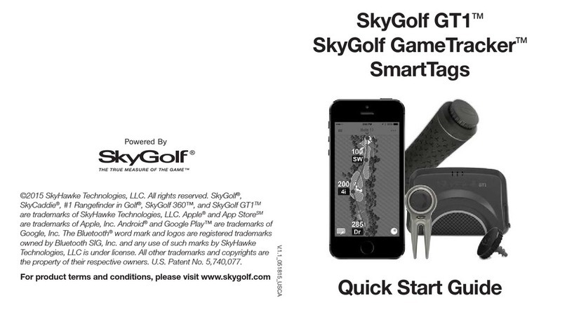 SkyGolf GameTracker GT1 User manual