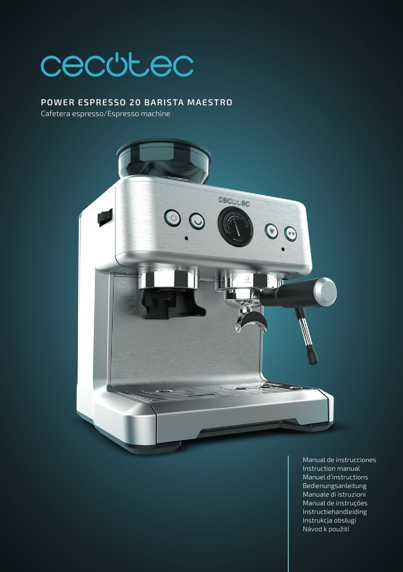 cecotec POWER ESPRESSO 20 BARISTA MAESTRO instruction manual cecotec POWER ESPRESSO 20 BARISTA MAESTRO instruction manual