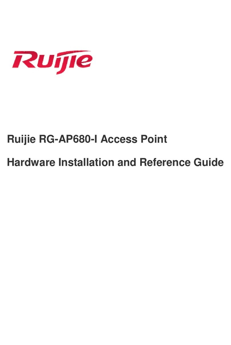 Ruijie RG-AP680-I Installation and operating manual Ruijie RG-AP680-I Installation and operating manual