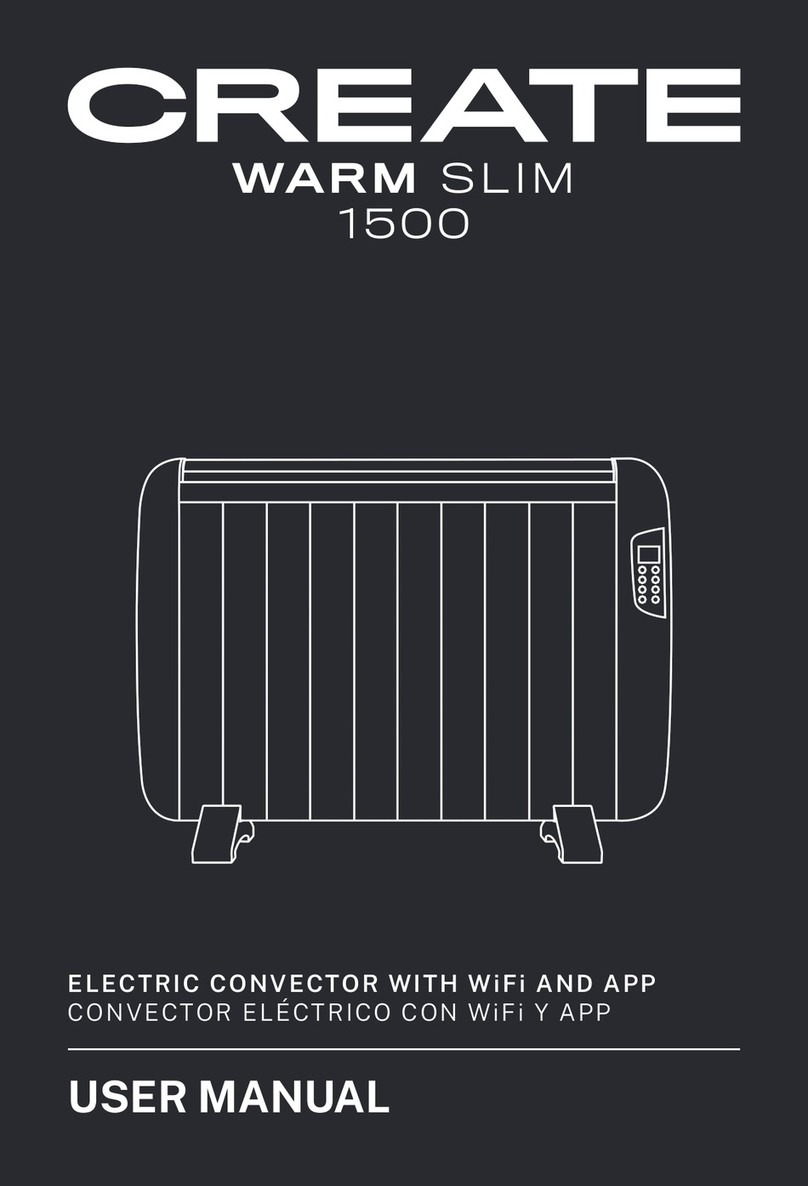 Create WARM SLIM 1500 User manual