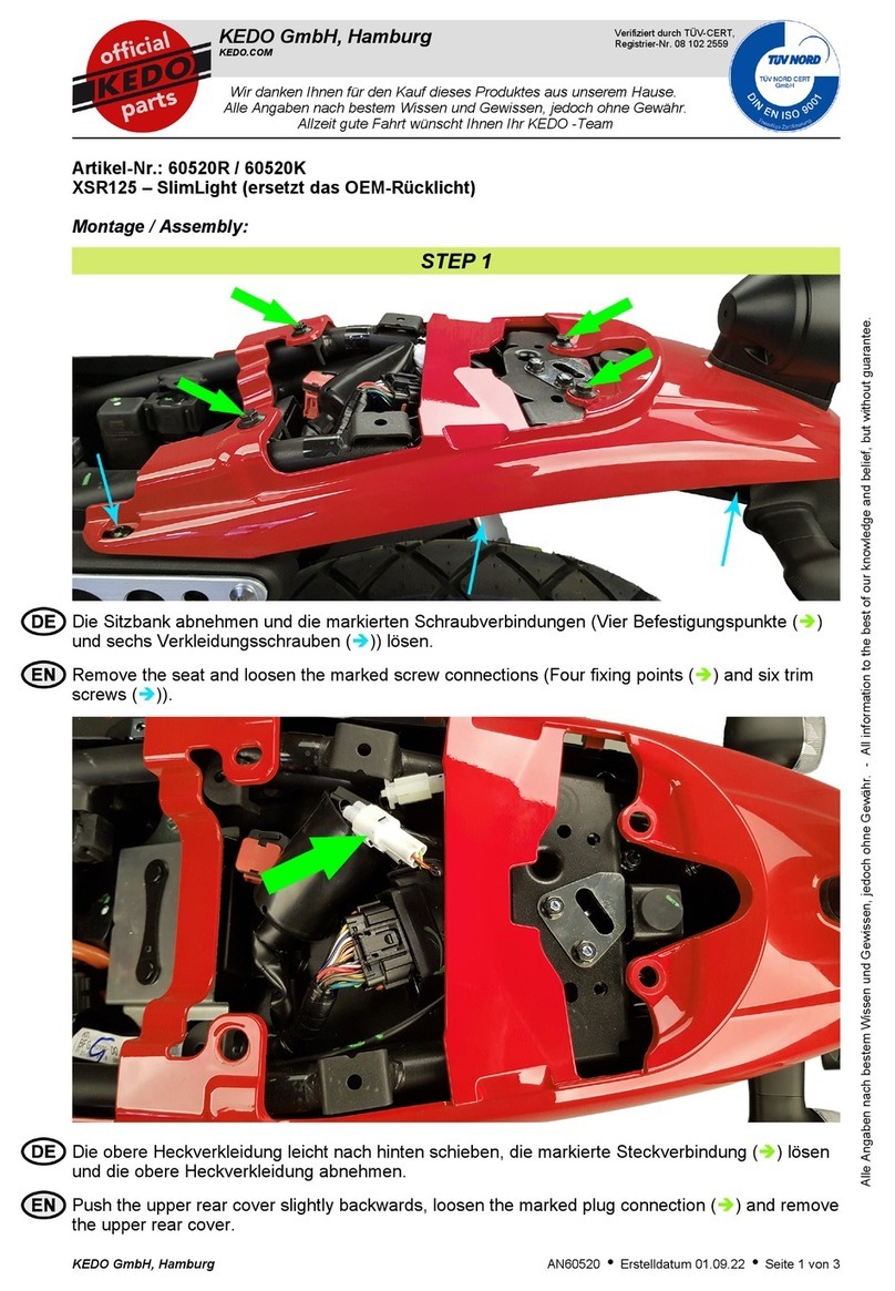 KEDO 60520R manual