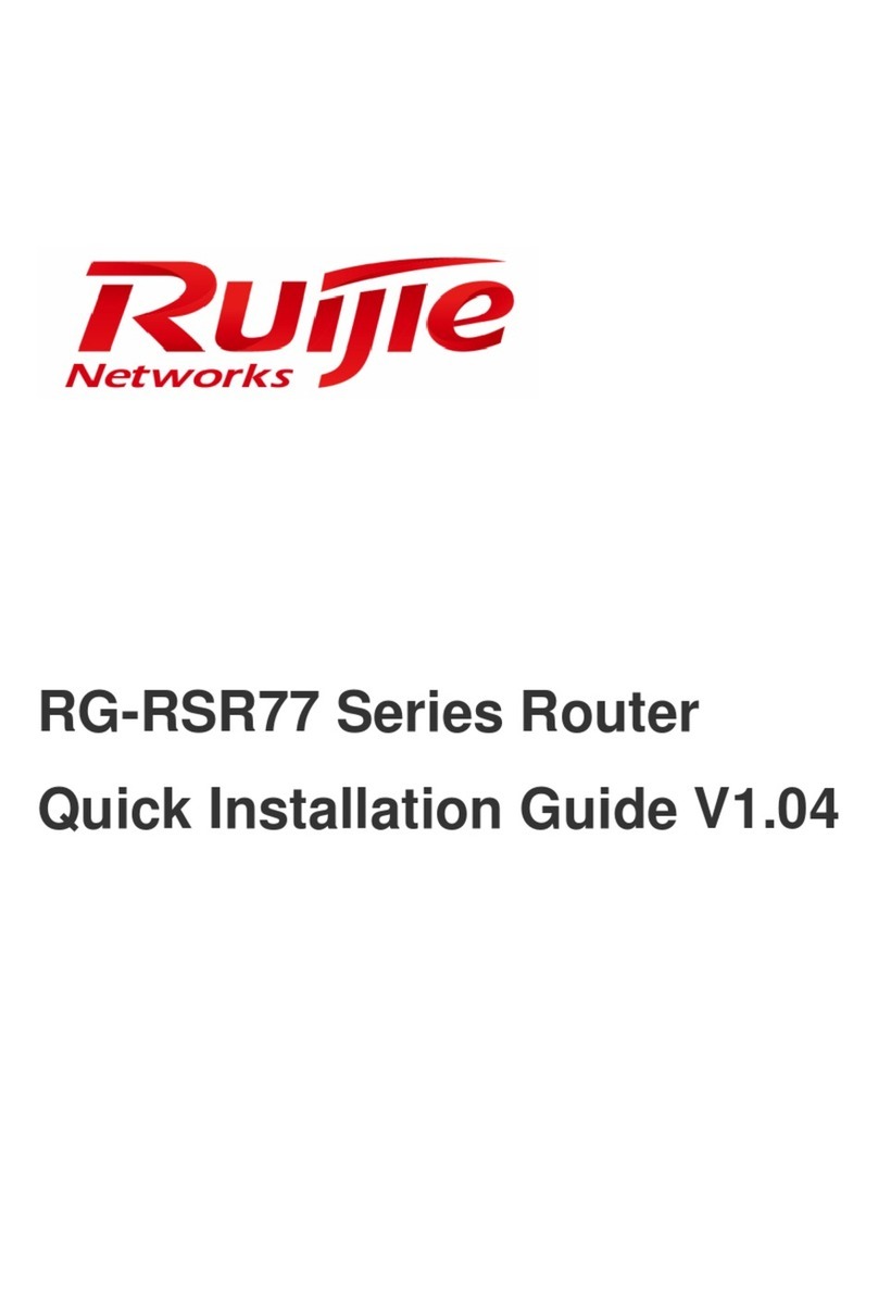 Ruijie RG-RSR77 Series Quick installation guide