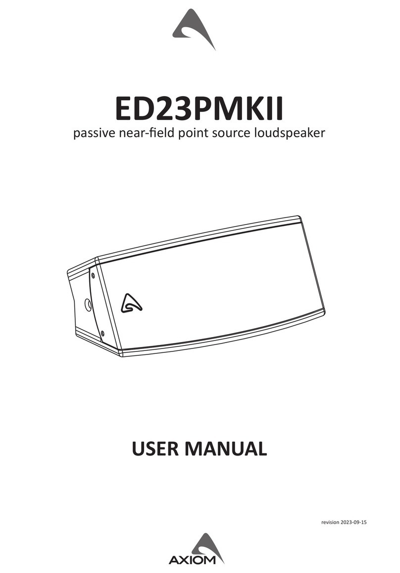 Axiom ED23PMKII user manual