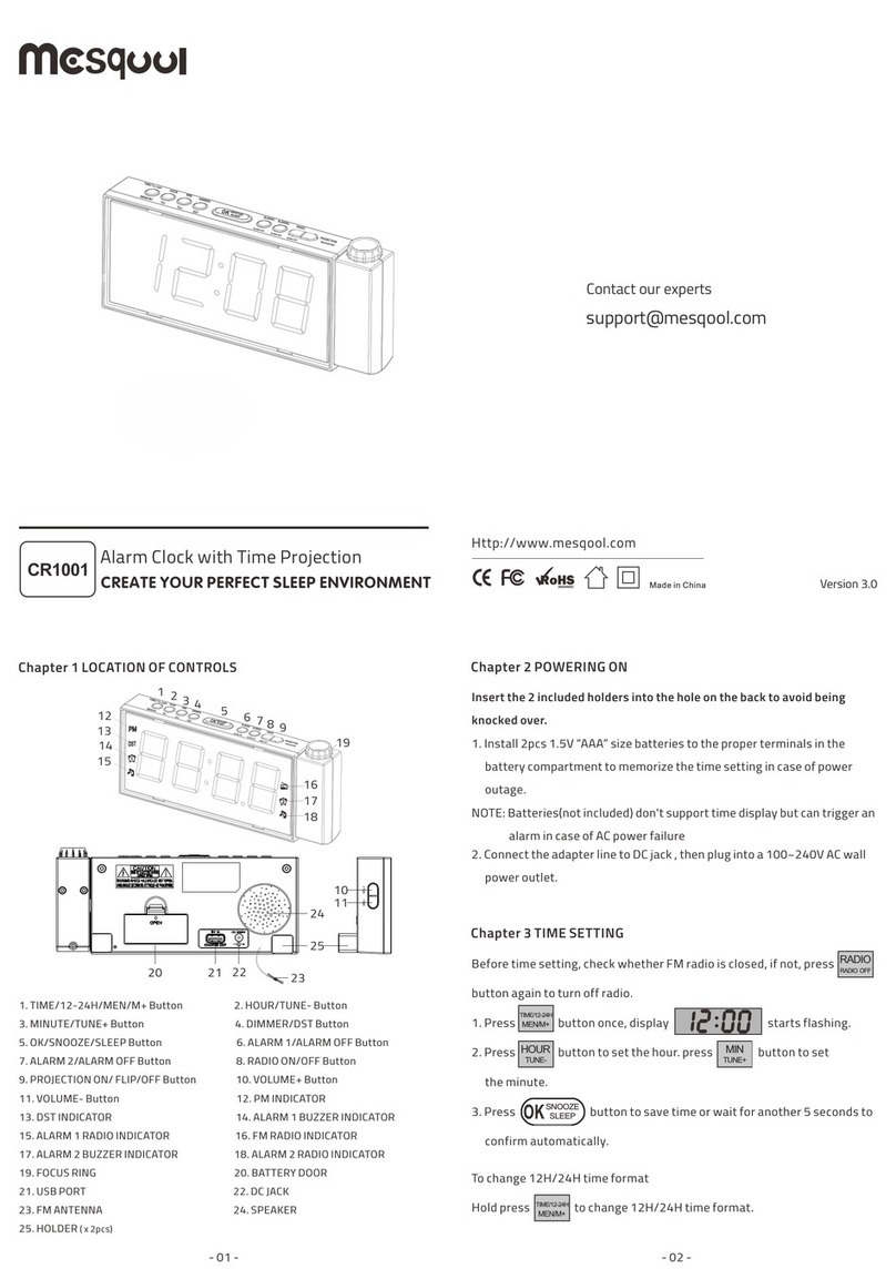 Mesqool CR1001 quick start guide