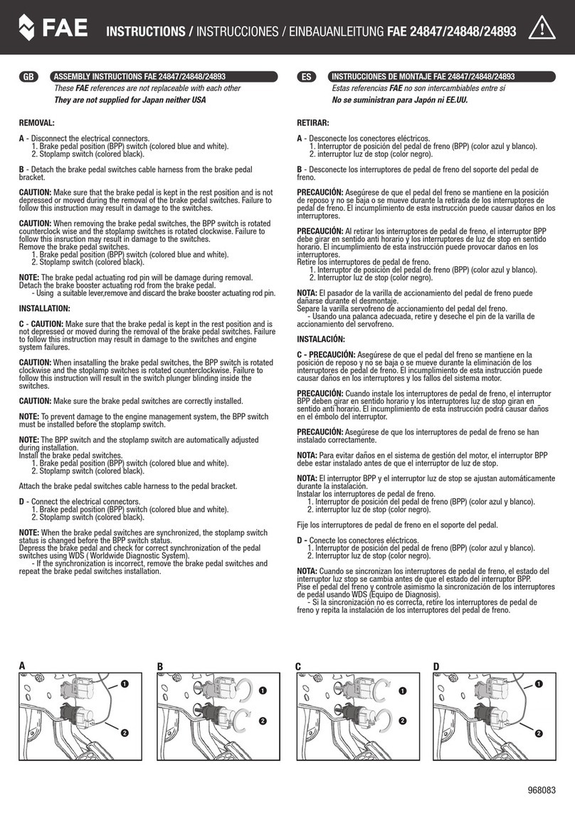 FAE 24847 User manual
