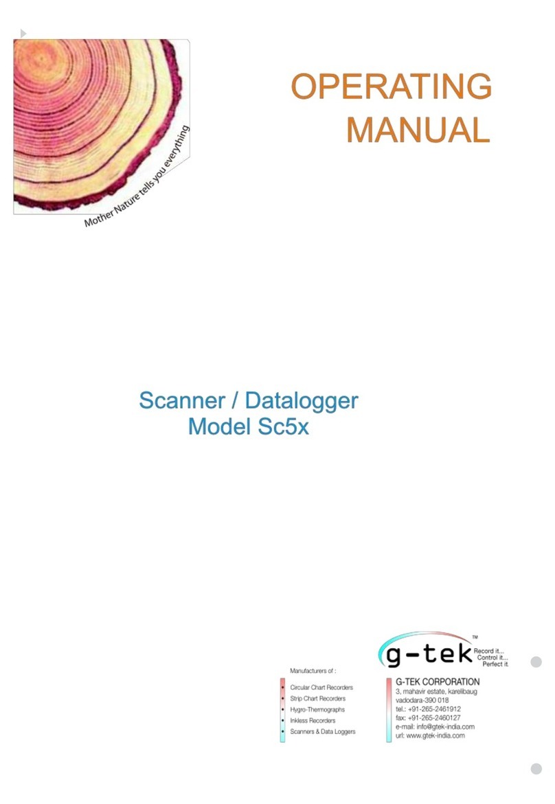 G-Tek Sc5 Series User manual