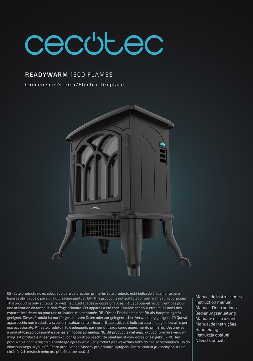 cecotec READYWARM 1500 FLAMES instruction manual cecotec READYWARM 1500 FLAMES instruction manual