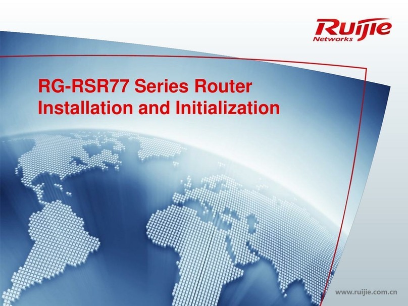Ruijie RG-RSR77 Series User manual