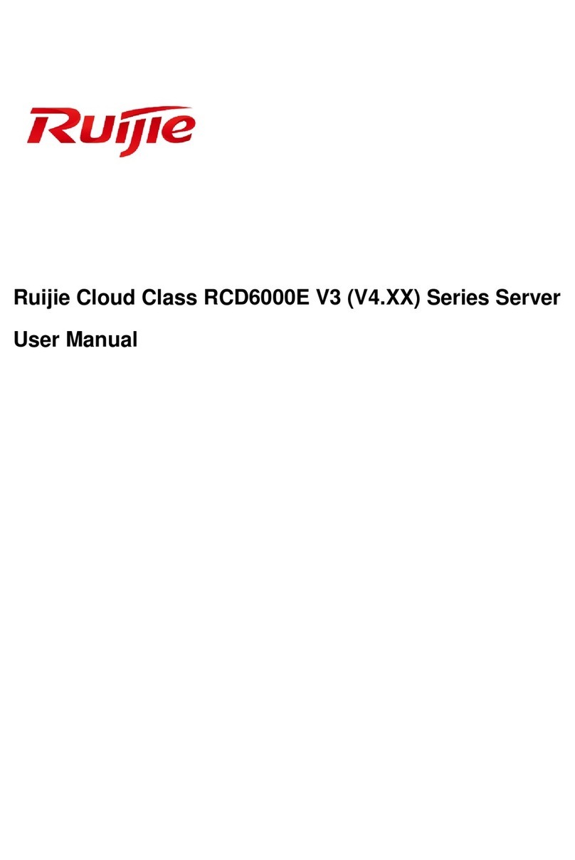 Ruijie Cloud Class RCD6000E V3 Series User manual
