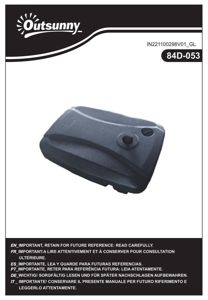 Outsunny 84D-053 manual