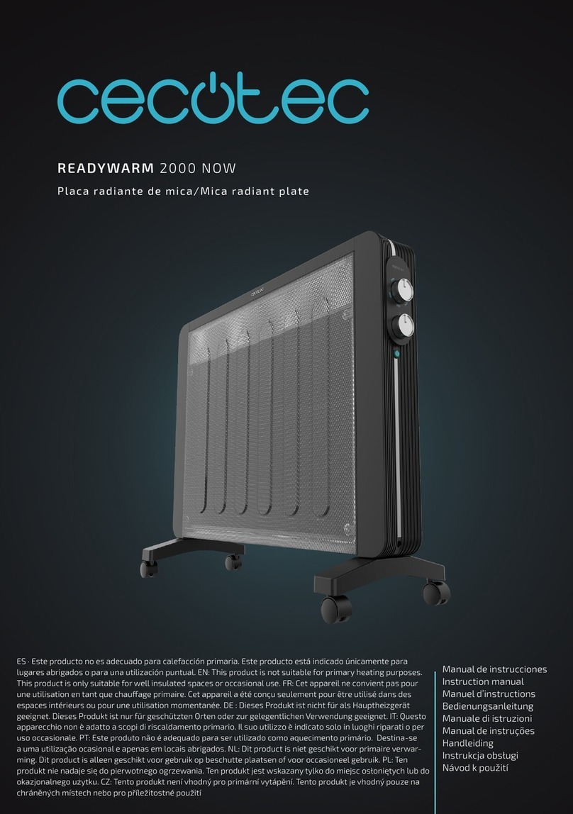 cecotec READYWARM 2000 NOW User manual cecotec READYWARM 2000 NOW User manual