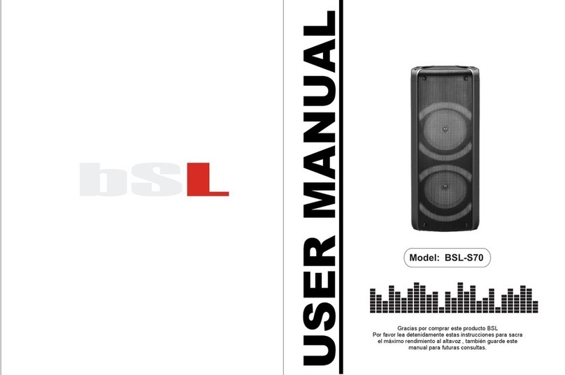 BSL BSL-S70 user manual
