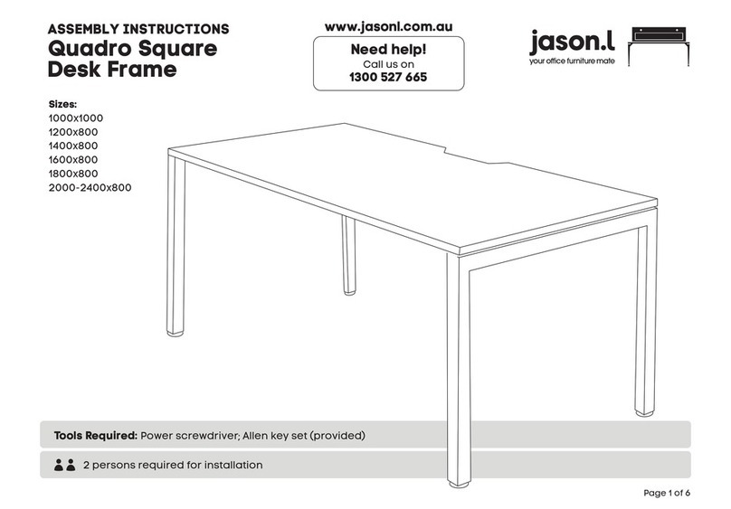 Jason.L Quadro Square User manual Jason.L Quadro Square User manual