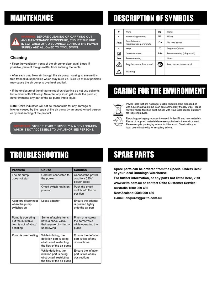 Ozito IDP-2000 instruction manual