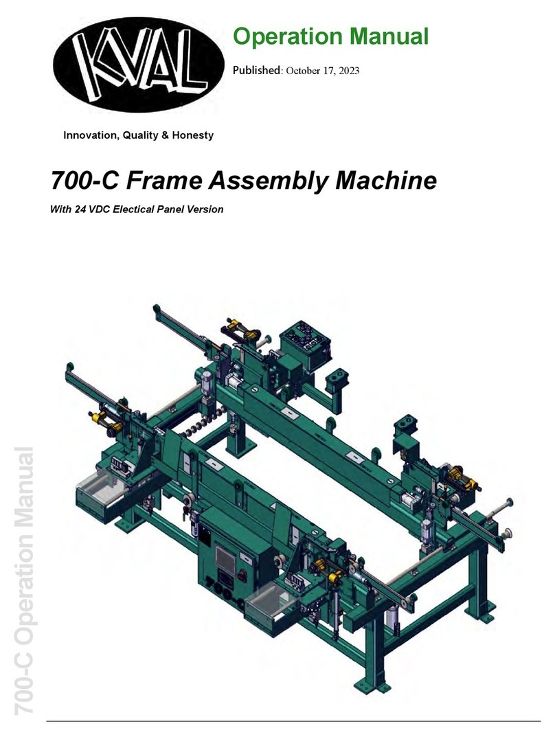Kval 700-C User manual