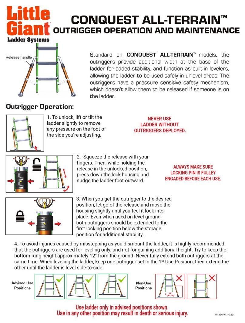 Little Giant CONQUEST ALL-TERRAIN User manual