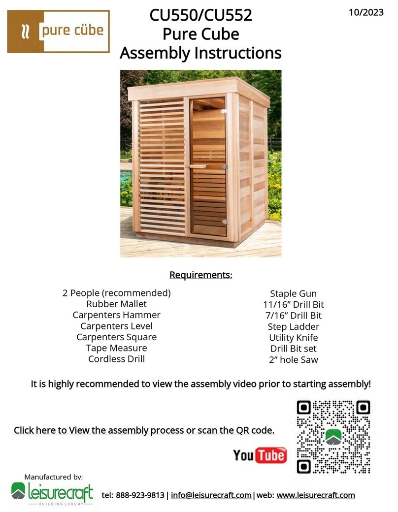 pure cube CU550 Assembly instructions