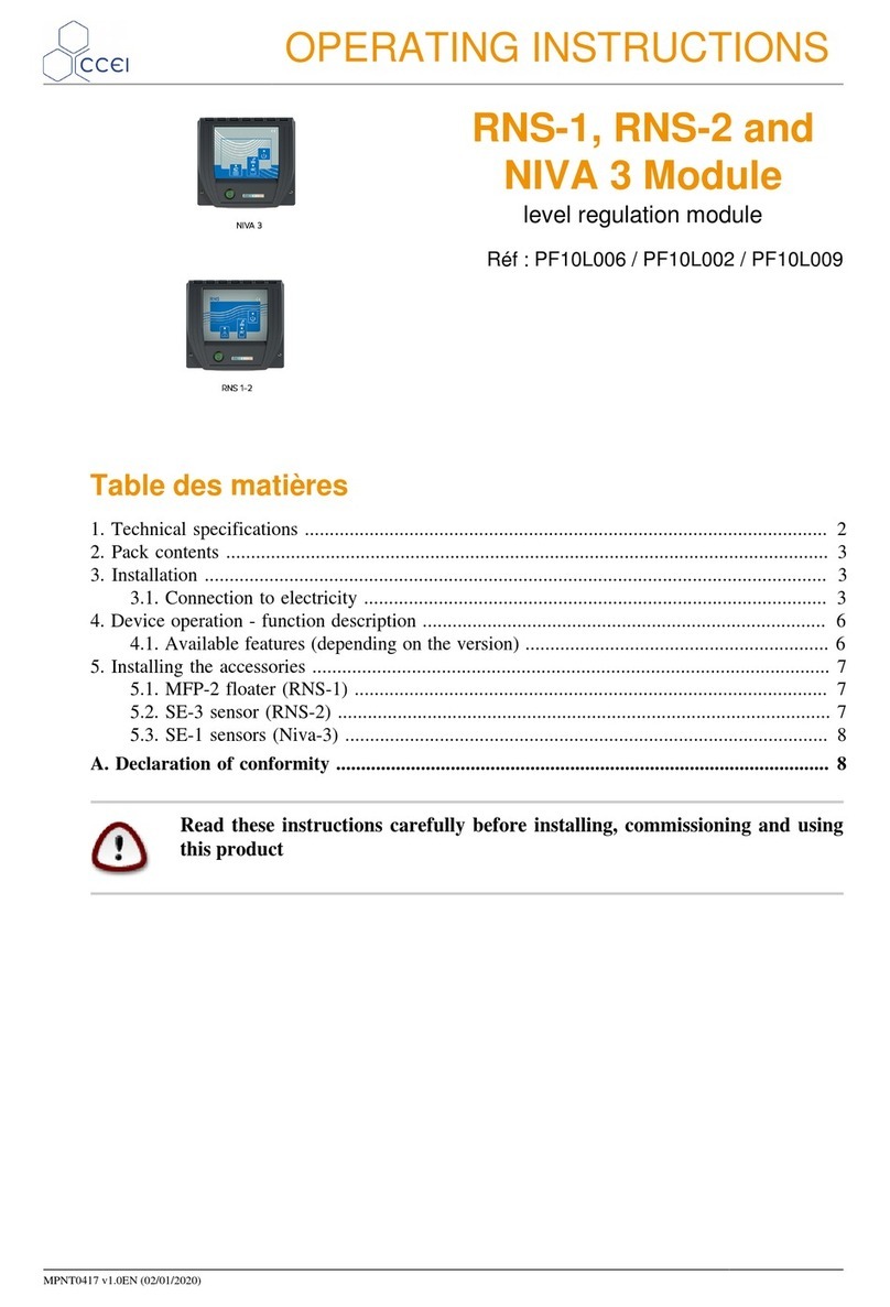 ccei NIVA 3 User manual