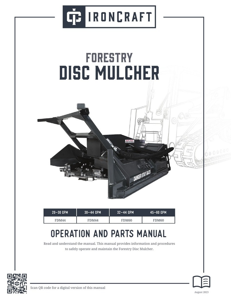 IronCraft FDM44 Operation and parts manual