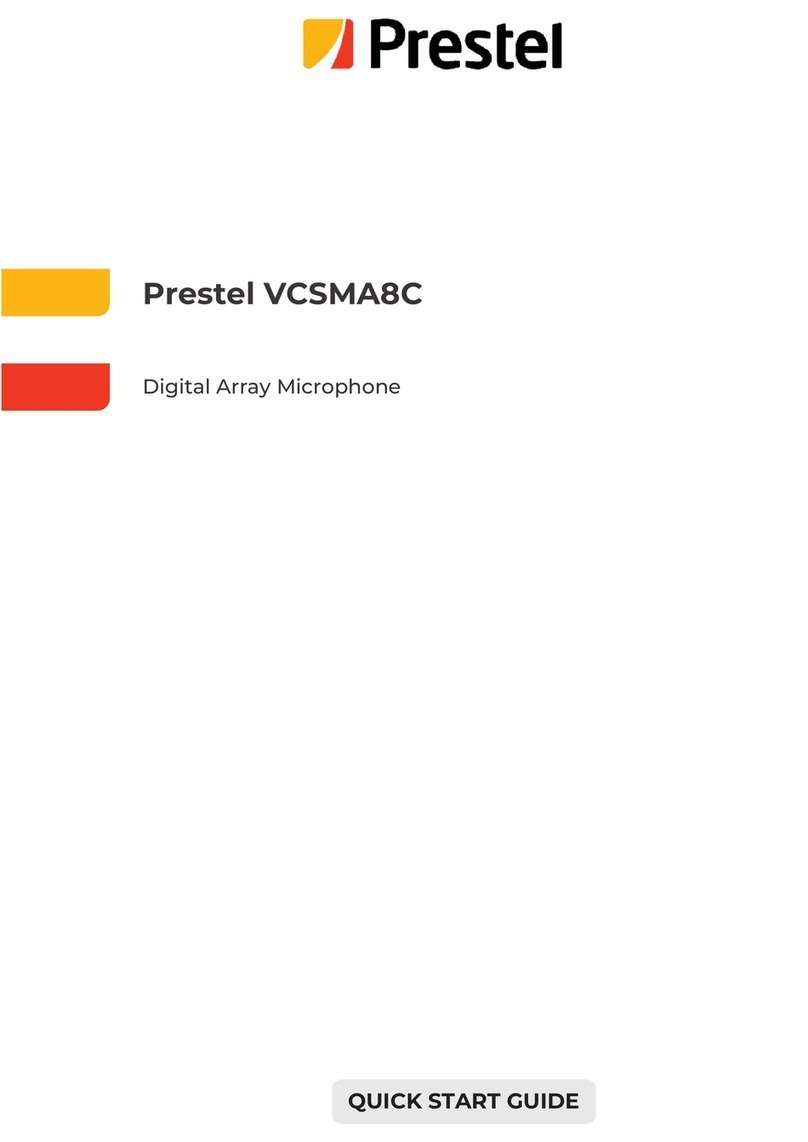 Prestel VCSMA8C quick start guide